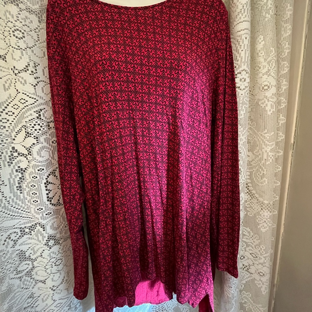Ruby Red JJill Tunic